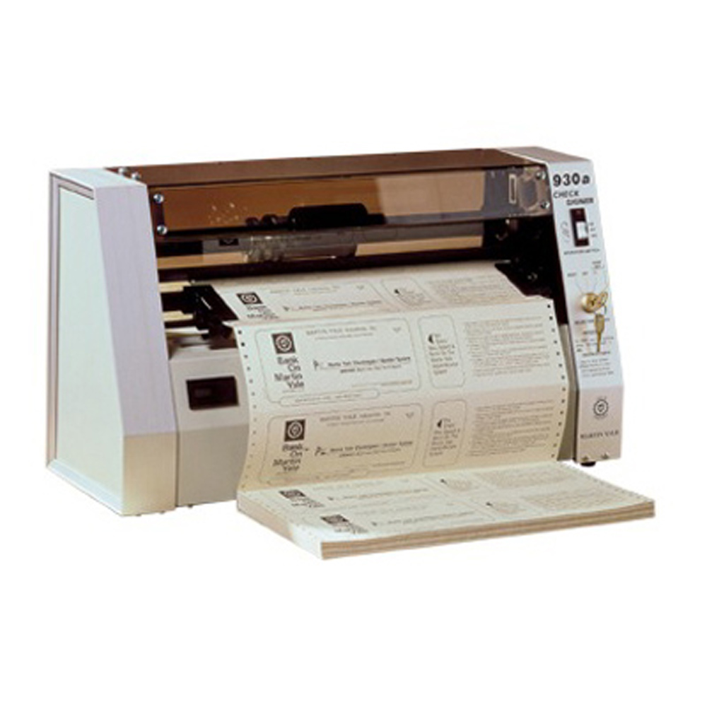 Martin Yale 930A 3 1/2 Checksigner