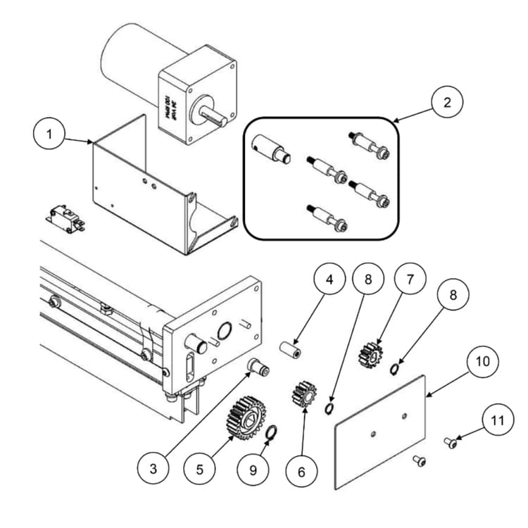 CR828 Motor