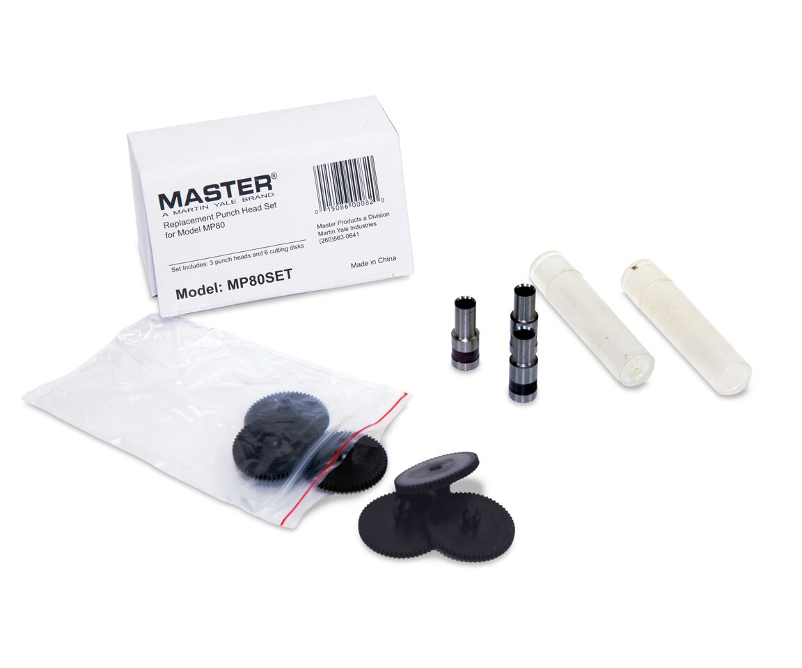 94583MYL Mp80 Punch Head 3-Pack Martin Yale