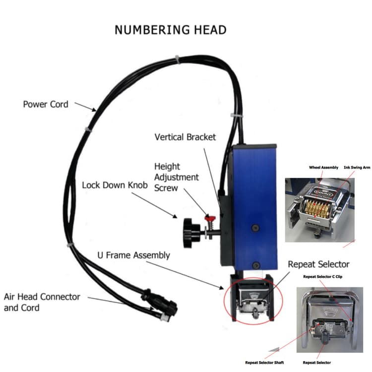 FC114-Air Digital-Numbering Head