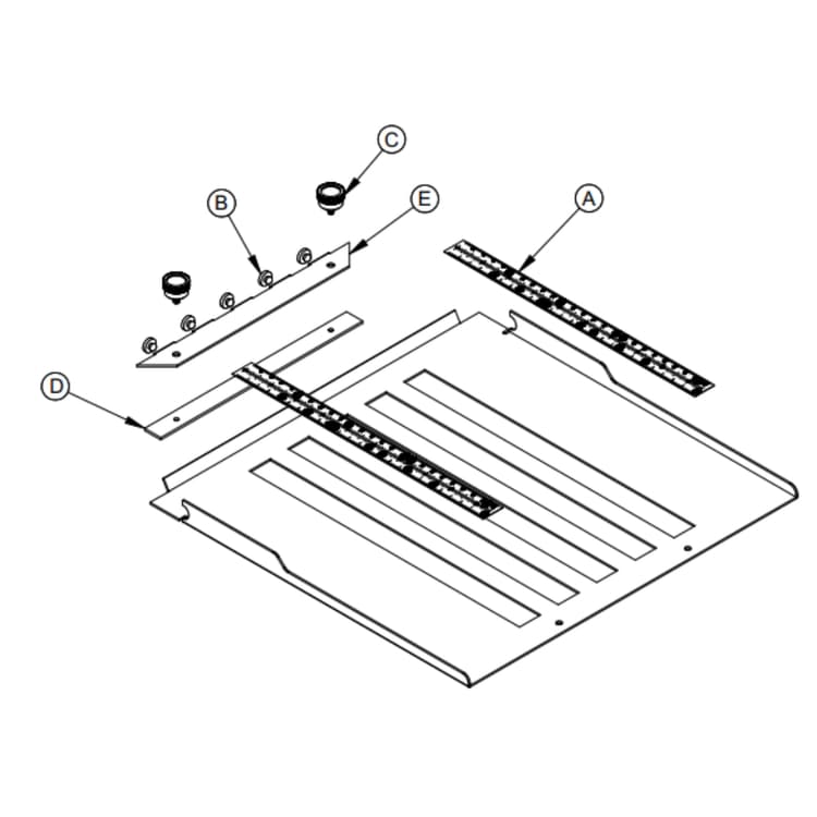 1217A S/N 50000 and Up Fold Table