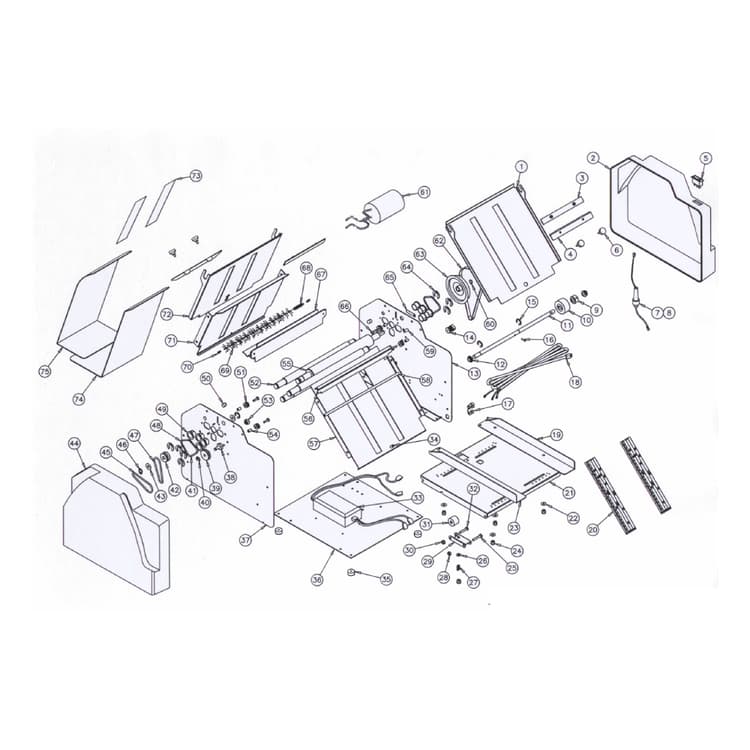 Martin Yale 1501X S/N 14000-24999 Automatic Paper Folder