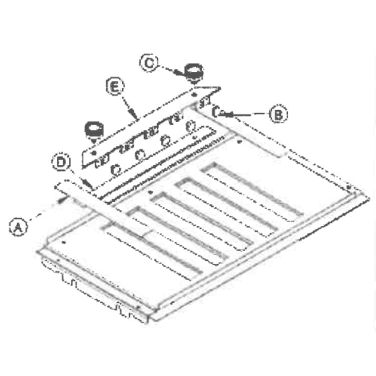 1217A S/N 34602-49999 W-A121767 2Nd Fold Table