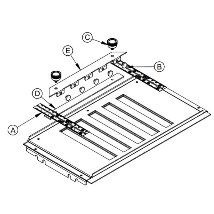 1217A S/N 50000 and Up 2nd Fold Table