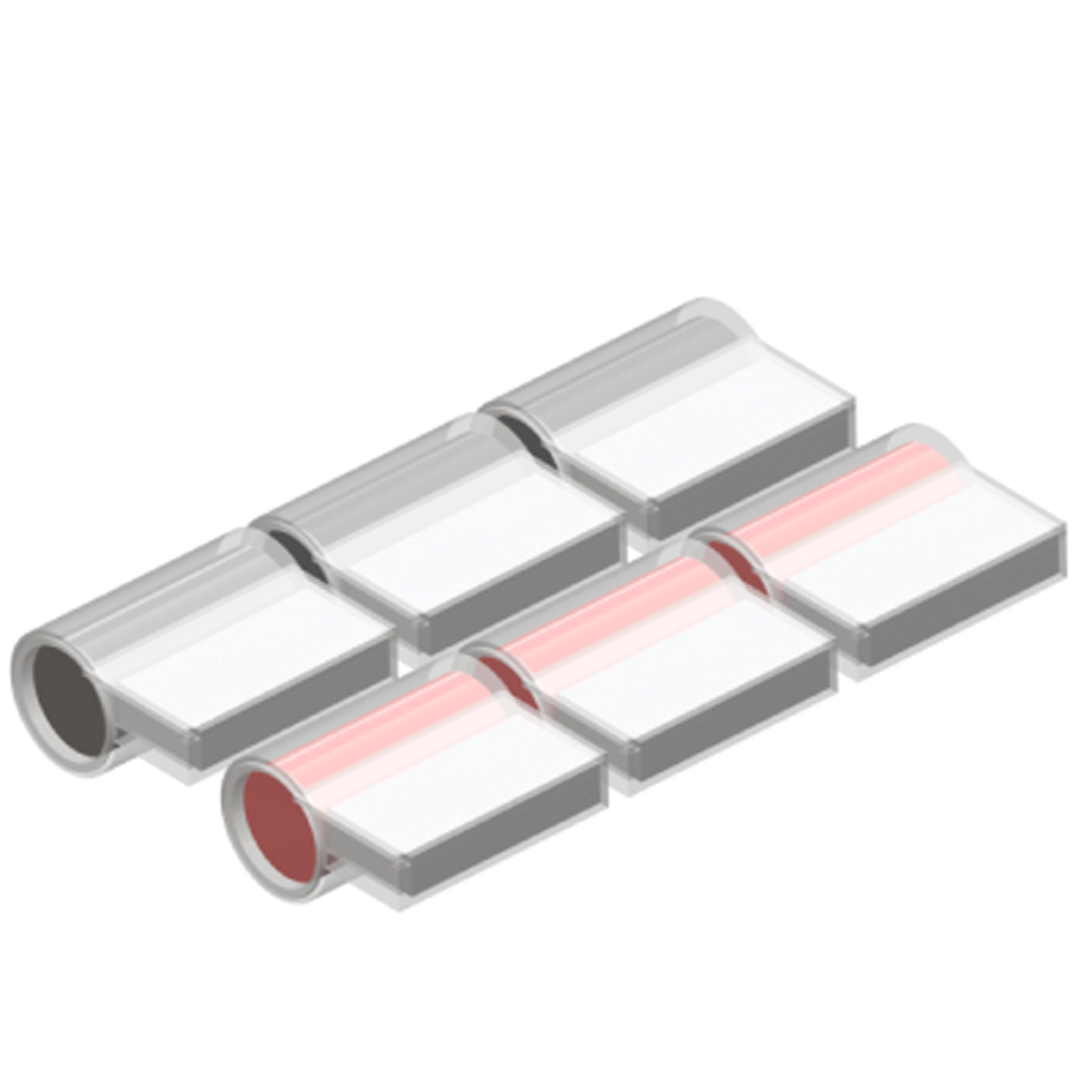 WRASUNS0030 Martin Yale Ink Cartridges - 3 Red/3 Black