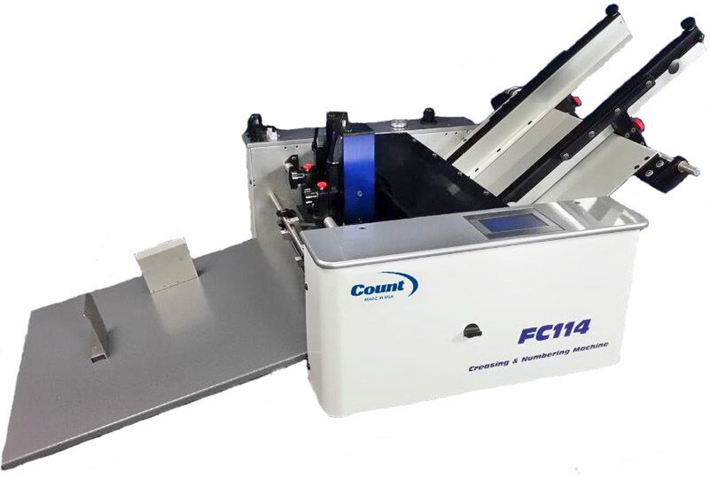 Martin Yale Count FC114 Creasing Perforating and Numbering Machine